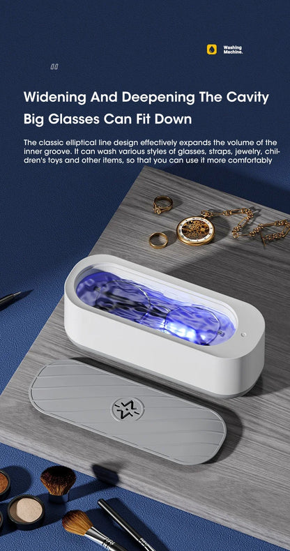 Ultrasonic Glasses Cleaning Ultrasound Jewelry Cleaner Machine High Frequency Ultrasonic Cleaning Bath For Jewelry washing